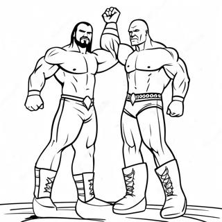 Page A Colorier Match De Championnat Wwe 25727-23655