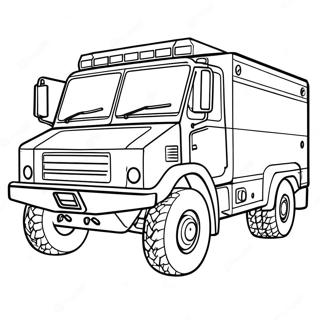 Page A Colorier Camion Swat 25756-23675