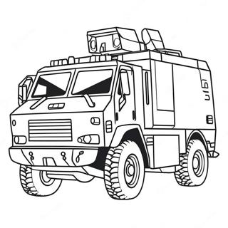 Page A Colorier Camion Swat 25756-23676