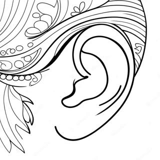 Page A Colorier Oreille 25816-23724