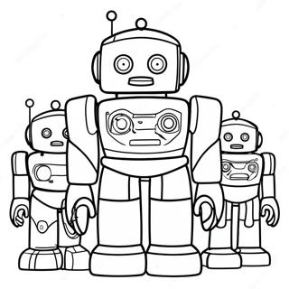 Page A Colorier Tobot Avec Robots Colores 25827-23733