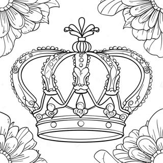 Page A Colorier Couronne Majestueuse 25867-23768