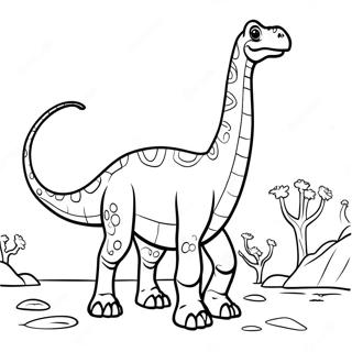 Page A Colorier De Brachiosaure 26006-23874