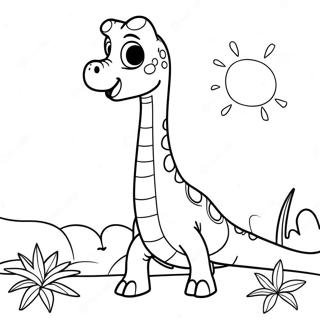 Page A Colorier De Brachiosaure 26006-23875