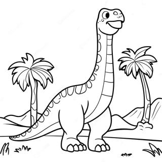 Page A Colorier De Brachiosaure 26006-23876