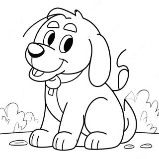 Page A Colorier De Clifford Le Grand Chien Rouge 2602-2123