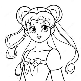 Princesse Serenity Sailor Moon Pages À Colorier