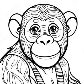 Page A Colorier Chimpanze 26096-23948