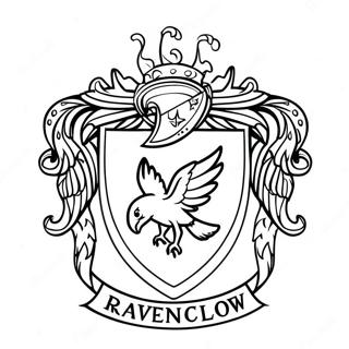 Page A Colorier Des Couleurs De La Maison Ravenclaw 26237-24061