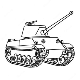 Page A Colorier De Chars Et De Vehicules De La Seconde Guerre Mondiale 2623-2142