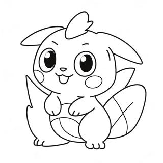 Page A Colorier Des Adorables Pokemon De Depart 26257-24077