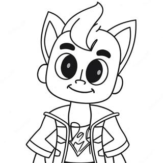 Page A Colorier De Johnny Test 26301-24106