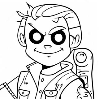 Page A Colorier De Johnny Test 26301-24107