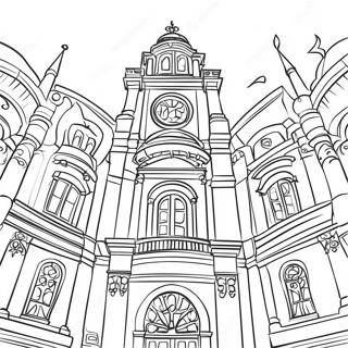 Page A Colorier Architecture Renaissance Elegante 26332-24136