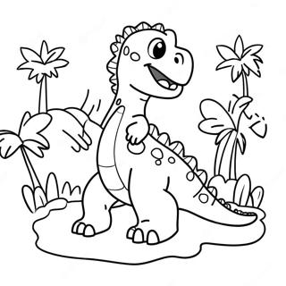 Page A Colorier Anniversaire Dinosaure 26362-24148