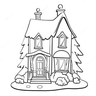 Page A Colorier Maison De Noel 26402-24178