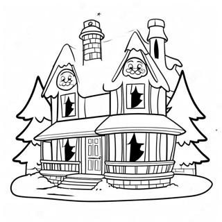 Page A Colorier Maison De Noel 26402-24180