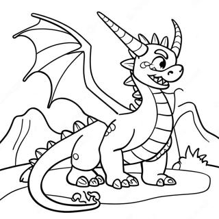 Ville Des Dragons Pages À Colorier