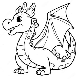 Dragon Cracheur De Feu Dans La Page A Colorier De Dragon City 26413-24190