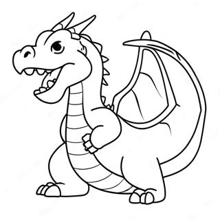 Dragon Cracheur De Feu Dans La Page A Colorier De Dragon City 26413-24191