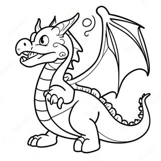 Dragon Cracheur De Feu Dans La Page A Colorier De Dragon City 26413-24192