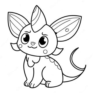 Vaporeon Page A Colorier 26442-24211