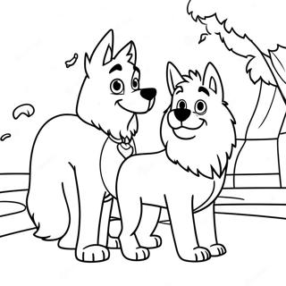 Aventure De Balto Et Jenna Page A Colorier 26463-24229