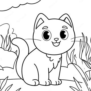 Page A Colorier Du Chat De La Nature 26512-24266