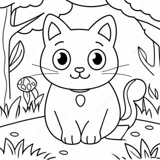 Page A Colorier Du Chat De La Nature 26512-24267