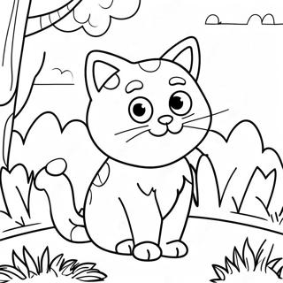 Page A Colorier Du Chat De La Nature 26512-24268