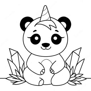 Page A Colorier Du Panda Licorne 26552-24299