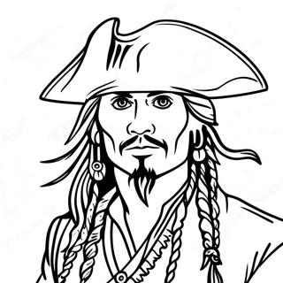 Page A Colorier Jack Sparrow Aventurier 26603-24342