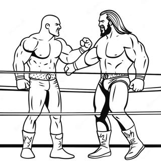 Page A Colorier Les Superstars De La Wwe En Action 26623-24357