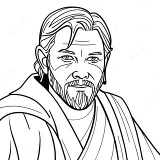 Page A Colorier Dobi Wan Kenobi 26652-24379