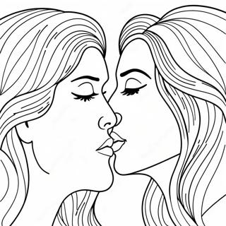 Page A Colorier De Baiser 26672-24394