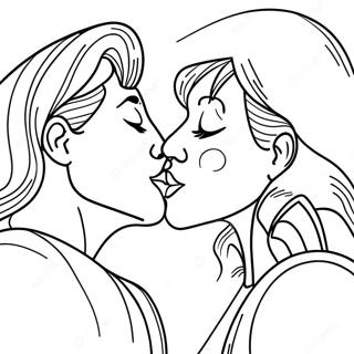 Page A Colorier De Baiser 26672-24395