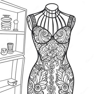 Page A Colorier De Mannequin 26692-24412