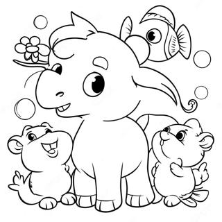 Coloriage Danimaux Adorables De Versets Bibliques 26743-24454