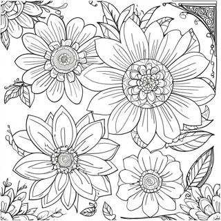 Page A Colorier De Fleur Difficile 26792-24490