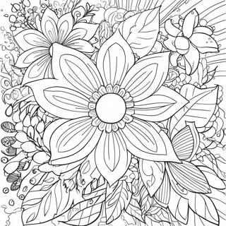 Page A Colorier De Fleur Difficile 26792-24491