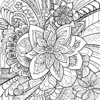 Page A Colorier De Mandala De Fleur Complexe 26793-24494