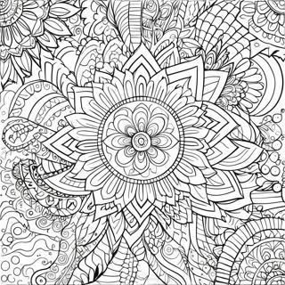 Page A Colorier De Mandala De Fleur Complexe 26793-24496