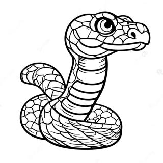 Page A Colorier De Serpent A Sonnette Realiste 26813-24511