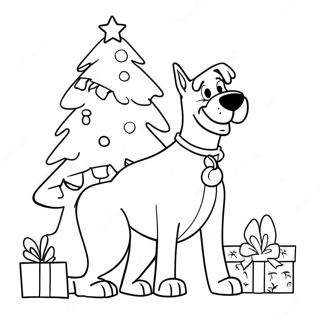 Page A Colorier De Noel De Scooby Doo 26832-24523