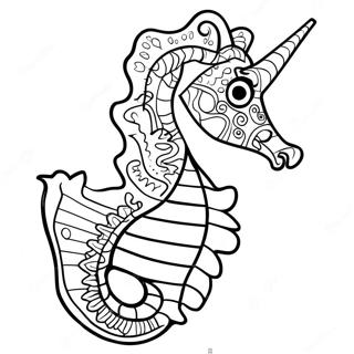 Page A Colorier Hippocampe 2687-2187