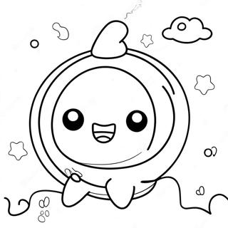 Page A Colorier Des Personnages Tamagotchi Mignons 26883-24565