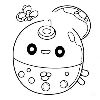 Page A Colorier Des Personnages Tamagotchi Mignons 26883-24567