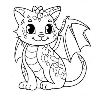 Page A Colorier Du Dragon Chat 26912-24588