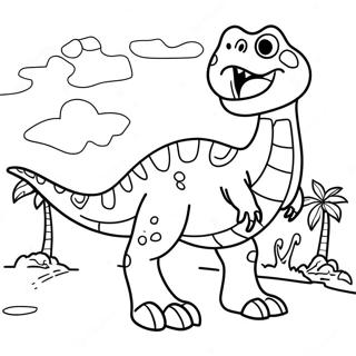 Page A Colorier Dinosaure 27102-24740