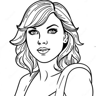 Page A Colorier Taylor Swift Midnights 27132-24763